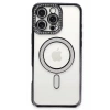 Apple iPhone 16 Pro Max Kılıf Joke Simli Magneticsafe Kılıf - Gri