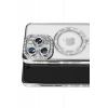 Apple iPhone 16 Pro Max Kılıf Joke Simli Magneticsafe Kılıf - Gümüş
