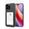 Apple iPhone 16 Pro Max Kılıf Kart Şeffaf Silikon - Şeffaf