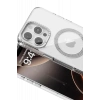 Apple iPhone 16 Pro Max Tash Diamond Magsafe Kapak - Beyaz