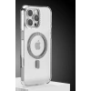 Apple iPhone 16 Pro Max Tash Diamond Magsafe Kapak - Beyaz