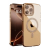 Apple iPhone 16 Pro Max Tash Diamond Magsafe Kapak - Gold