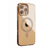 Apple iPhone 16 Pro Max Tash Diamond Magsafe Kapak - Gold
