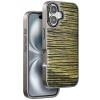 Apple iPhone 16 Wave Kapak - Koyu Kahve