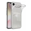 Apple iPhone 16E Kılıf Kart Şeffaf Silikon - Şeffaf