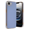 Apple iPhone 16E Kılıf Volet Silikon - Mavi