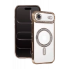 Apple iPhone 17 Air Joke Simli Magneticsafe Kılıf - Gold