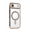 Apple iPhone 17 Air Joke Simli Magneticsafe Kılıf - Gold