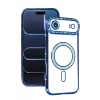 Apple iPhone 17 Air Joke Simli Magneticsafe Kılıf - Mavi