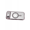 Apple iPhone 17 Air Joke Simli Magneticsafe Kılıf - Pembe