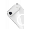 Apple iPhone 17 Air Kılıf Pc Real Magsafe Kapak - Şeffaf