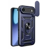 Apple iPhone 17 Air Pars Lens Yüzüklü Silikon - Lacivert