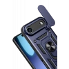 Apple iPhone 17 Air Pars Lens Yüzüklü Silikon - Lacivert