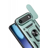 Apple iPhone 17 Air Pars Lens Yüzüklü Silikon - Yeşil
