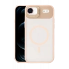 Apple iPhone 17 Air Remim Lensli Magsafe Standlı Kapak - Pembe
