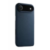 Apple iPhone 17 Air Wonder Deri Magsafe Kapak - Lacivert