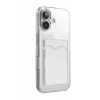 Apple iPhone 17 Kart Şeffaf Silikon - Şeffaf