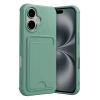 Apple iPhone 17 Kelvin Kartvizitli Silikon - Açık Yeşil