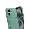 Apple iPhone 17 Kelvin Kartvizitli Silikon - Açık Yeşil