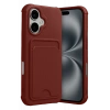 Apple iPhone 17 Kelvin Kartvizitli Silikon - Bordo