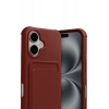 Apple iPhone 17 Kelvin Kartvizitli Silikon - Bordo