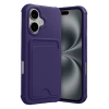 Apple iPhone 17 Kelvin Kartvizitli Silikon - Derin Mor