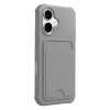 Apple iPhone 17 Kelvin Kartvizitli Silikon - Gri