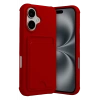 Apple iPhone 17 Kelvin Kartvizitli Silikon - Kırmızı