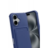 Apple iPhone 17 Kelvin Kartvizitli Silikon - Lacivert