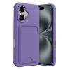 Apple iPhone 17 Kelvin Kartvizitli Silikon - Lila