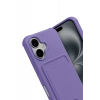 Apple iPhone 17 Kelvin Kartvizitli Silikon - Lila