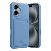 Apple iPhone 17 Kelvin Kartvizitli Silikon - Mavi