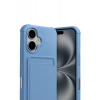 Apple iPhone 17 Kelvin Kartvizitli Silikon - Mavi