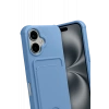 Apple iPhone 17 Kelvin Kartvizitli Silikon - Mavi