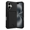 Apple iPhone 17 Kelvin Kartvizitli Silikon - Siyah