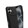 Apple iPhone 17 Kelvin Kartvizitli Silikon - Siyah