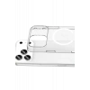 Apple iPhone 17 Pro Combo Sert Şeffaf Magsafe Kapak - Şeffaf