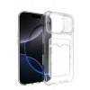 Apple iPhone 17 Pro Kart Şeffaf Silikon - Şeffaf