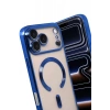 Apple iPhone 17 Pro Kross Magneticsafe Kapak - Lacivert