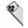 Apple iPhone 17 Pro Lensli Silikon - Gümüş
