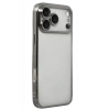 Apple iPhone 17 Pro Lensli Silikon - Titan Gri