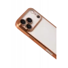 Apple iPhone 17 Pro Lensli Silikon - Turuncu