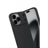 Apple iPhone 17 Pro Max Auto Focus Karbon Kapak - Siyah