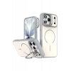 Apple iPhone 17 Pro Max Flexa Magsafe Kapak - Beyaz