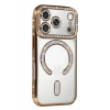 Apple iPhone 17 Pro Max Joke Simli Magneticsafe Kılıf - Gold