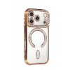 Apple iPhone 17 Pro Max Joke Simli Magneticsafe Kılıf - Turuncu