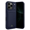 Apple iPhone 17 Pro Max Kelvin Kartvizitli Silikon - Lacivert