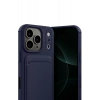 Apple iPhone 17 Pro Max Kelvin Kartvizitli Silikon - Lacivert