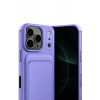 Apple iPhone 17 Pro Max Kelvin Kartvizitli Silikon - Lila