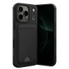 Apple iPhone 17 Pro Max Kelvin Kartvizitli Silikon - Siyah